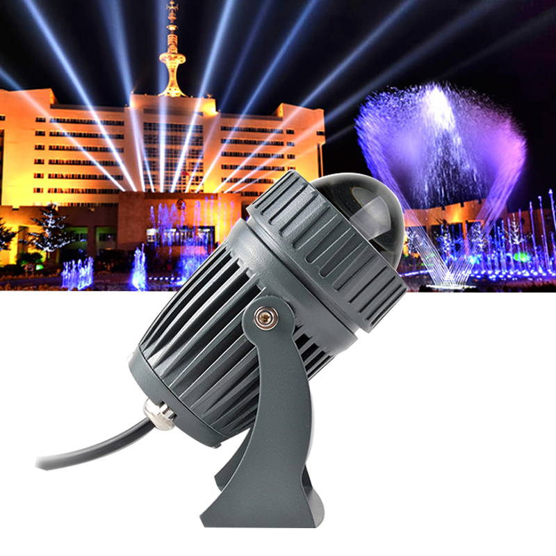 ใหม่ LED Floodlight กันน้ำกลางแจ้ง IP65 LED กลางแจ้ง Spotlight 10W LED Spot Light กลางแจ้งมุมแคบสูง