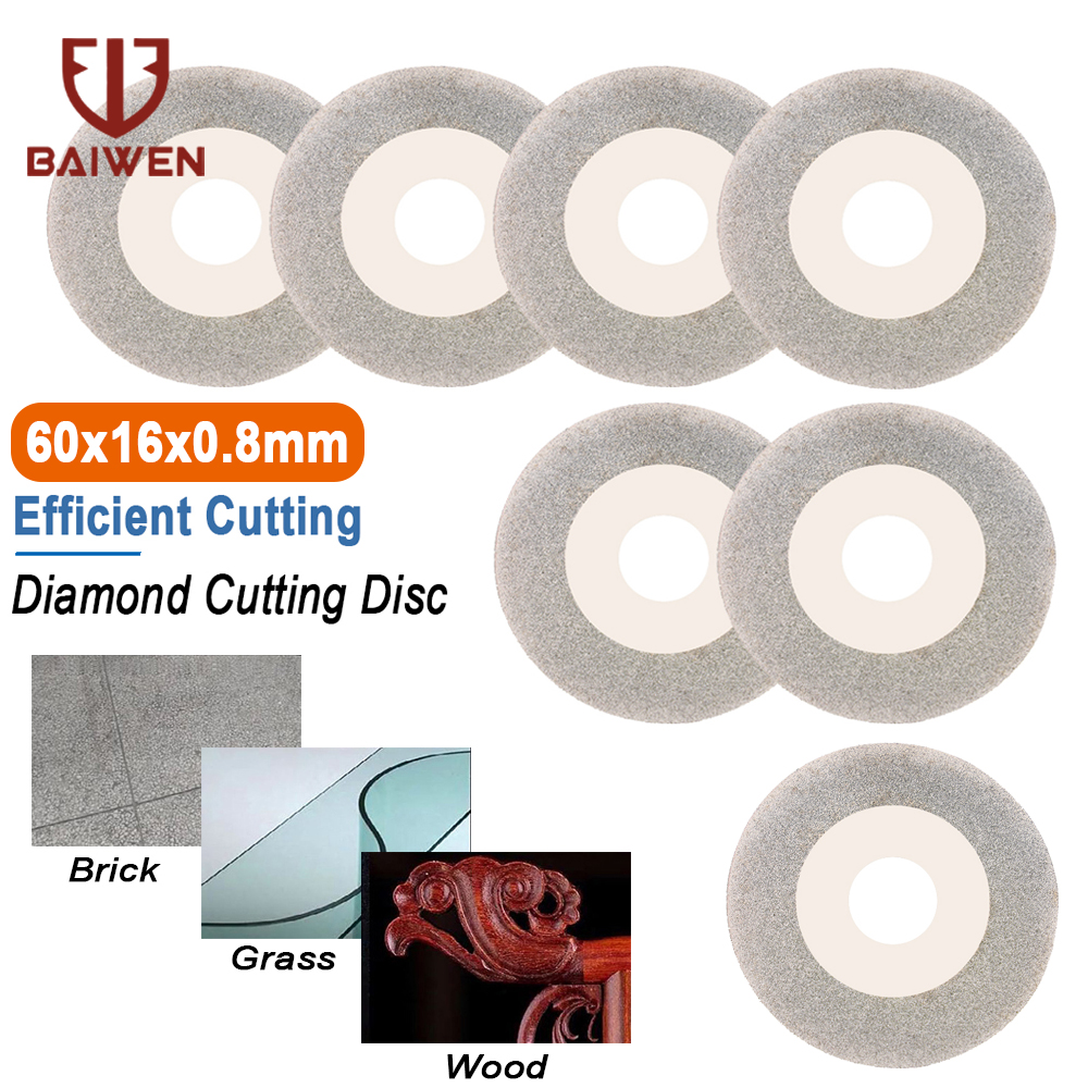 2-25 paczek 60*16*0.8mm diamentowa tarcza tnąca szlifowanie brzeszczoty do pił tarczowych do szlifierki kątowej szlifowanie i cięcie Jade marmur drewno