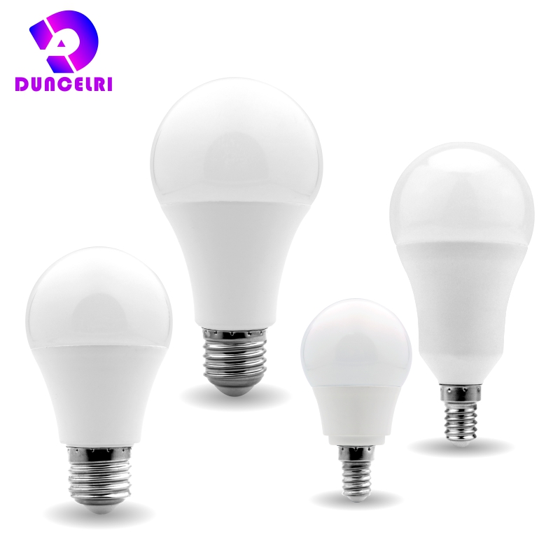 4 teile/los LED Lampe E27 E14 Led-lampe 3W 6W 9W 12W 15W 18W 20W Lampara Lampada Led-lampen 220V Bombillas Led Innen Beleuchtung