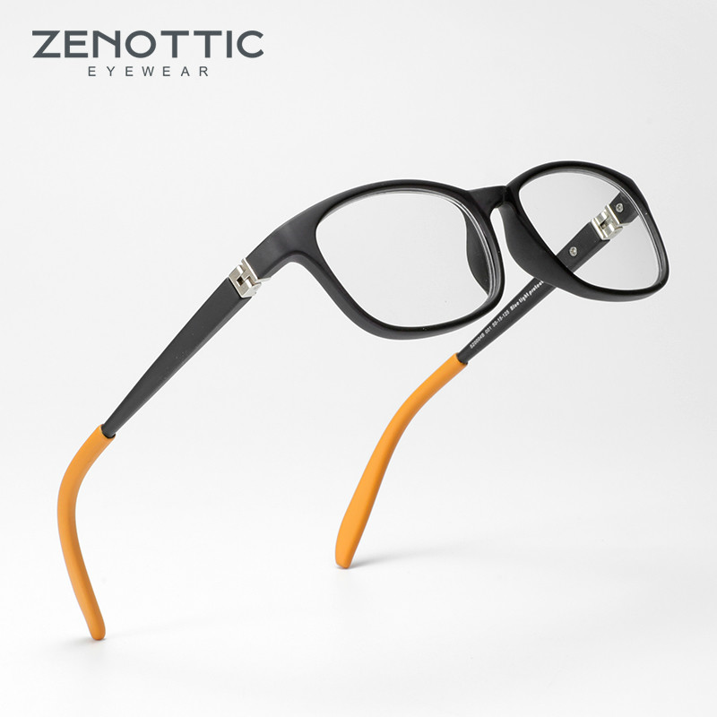 Детские очки ZENOTTIC с защитой от синего света TR90, силиконовые гибкие оптические очки в оправе для мальчиков и девочек