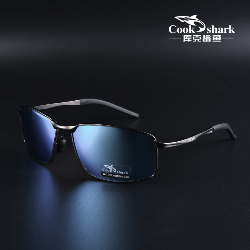 Occhiali da sole polarizzati Cook Shark occhiali da guida da uomo occhiali da sole di tendenza occhiali da sole da uomo con protezione UV
