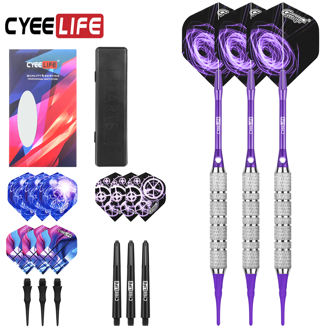 CyeeLife 16/18g Soft Tip Darts Professionelle elektronische Darts Nylon Soft Tip Point Dardos Zubehör