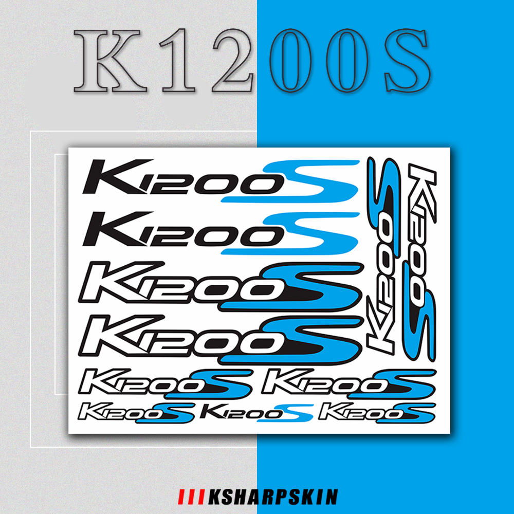 Untuk BMW K1200S K1200 S K 1200 S K 1200 S K1200s Stiker Dekorasi Bodi Motor Stiker Reflektif Stiker Fairing Belakang Depan