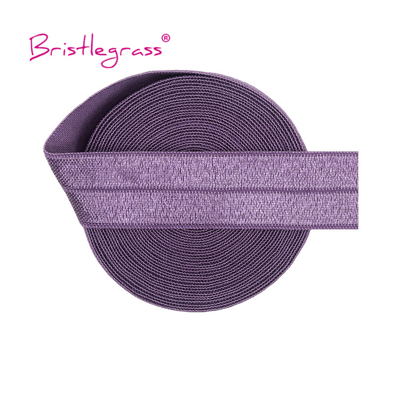 BRISTLEGRASS-banda elástica de satén de licra, 2, 5 y 10 yardas, banda elástica de 3/4 "y 20mm, diadema, ropa interior, vestido, costura artesanal,costura accesorios novedosos,porta tarjetas de identificación,llaveros