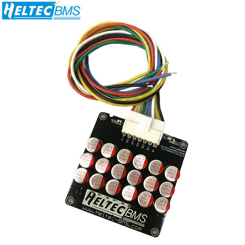 Heltec 5A Kapasitor Aktif Equalizer 4S 5S 6S Balancer Lifepo4 Lithium Lipo/titanate LTO untuk Baterai Mobil Audio Group balancer