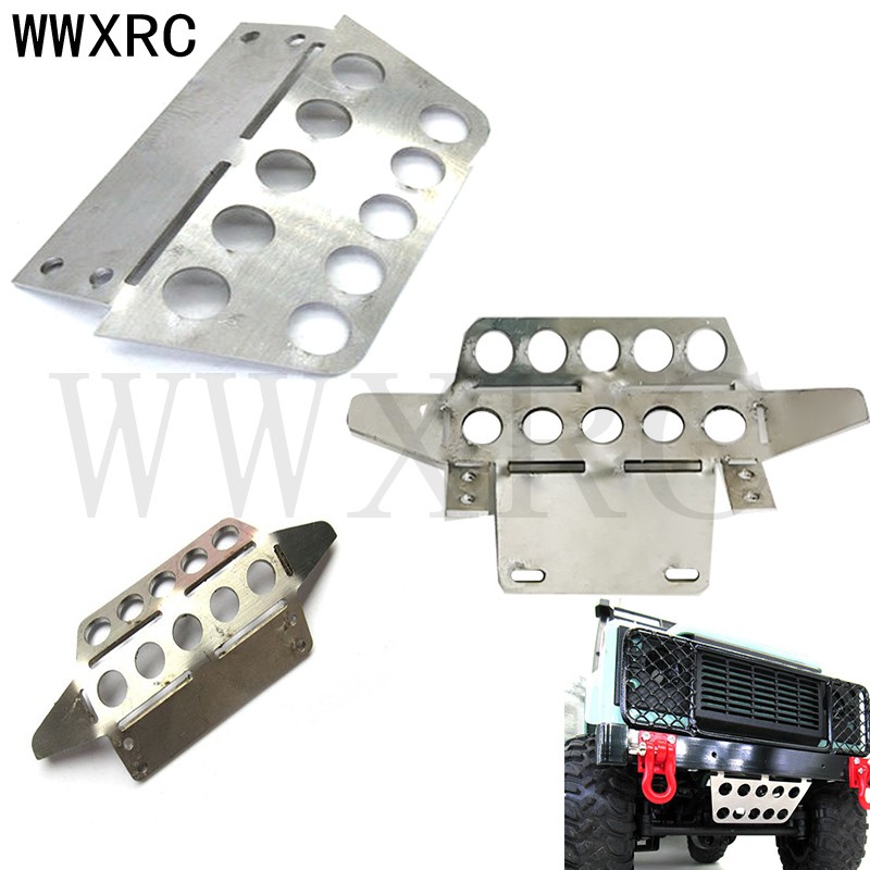 Pièces de rechange pour voiture RC modèle MN 1:12 D90 D91 99S, mise à niveau, armure avant en métal, Protection
