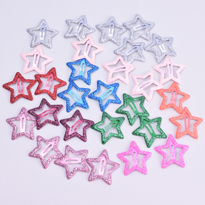 20 Cái/lốc 3CM Mini Sao Tóc Trẻ Em Lấp Lánh Kim Loại Kẹp Tóc Barrettes Kẹp Tóc Bé Gái Phụ Kiện Tóc Mũ Đợi Đầu Đa Năng Tạo Kiểu dụng Cụ