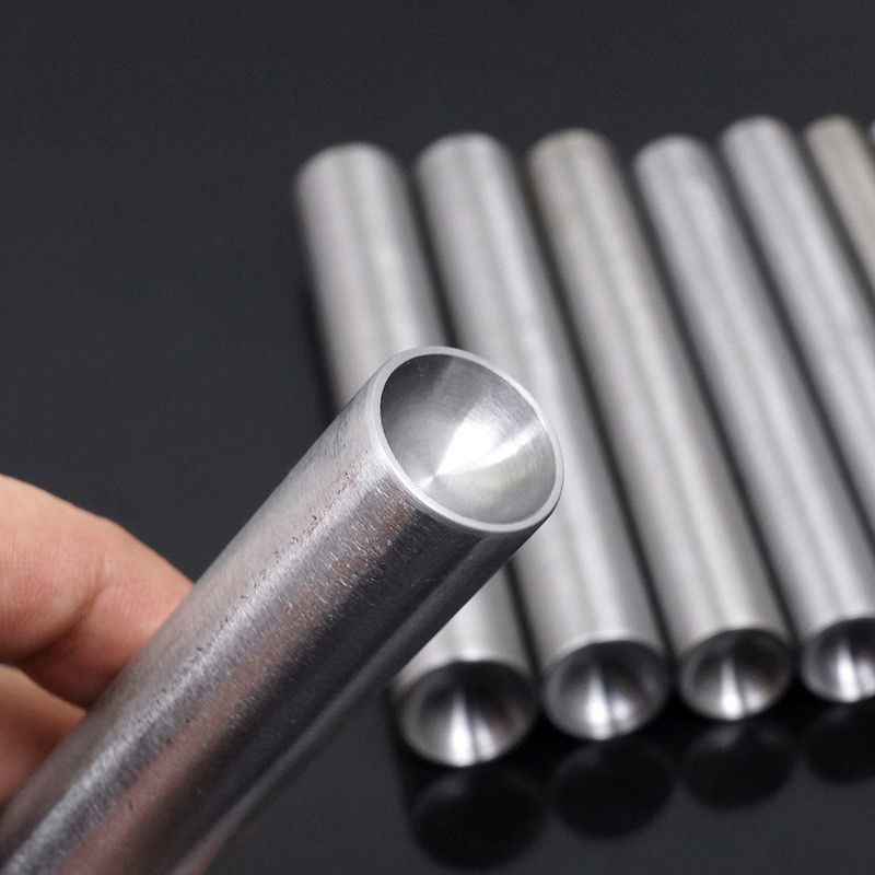 Cogumelo cúpula snap rebite configuração aço pico studs punch setter mão ferramenta de perfuração para artesanato de couro vestuário sapato chapéu diy