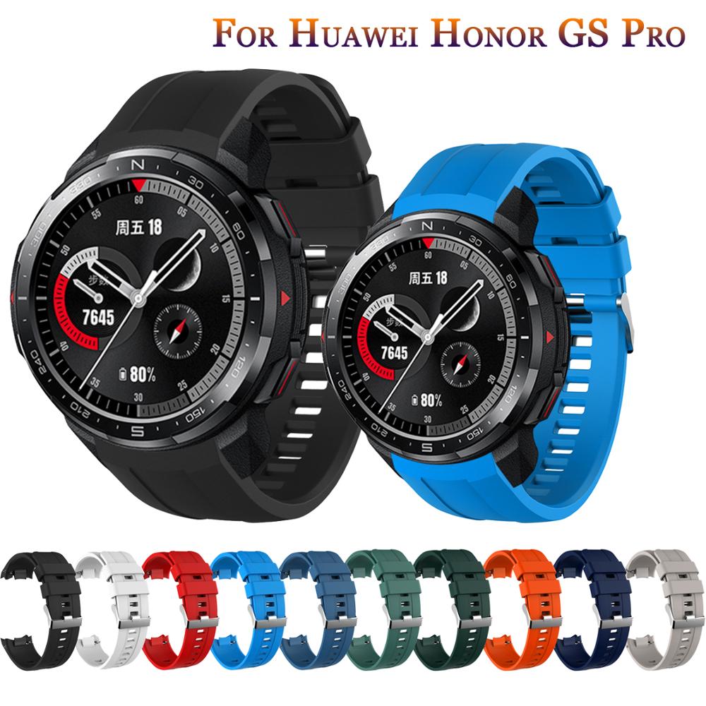Band voor Huawei Honor GS Pro Siliconen Mode Sport Vervanging Horloge Polsband Voor Honor GS Pro Band Verstelbare horlogebanden