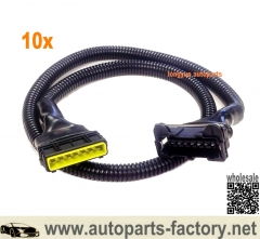 Longyue 10 Buah VAF Vain Sensor Aliran Udara Sia-sia Kabel Harness NA untuk Mazda Miata MX-5 1.6 36"