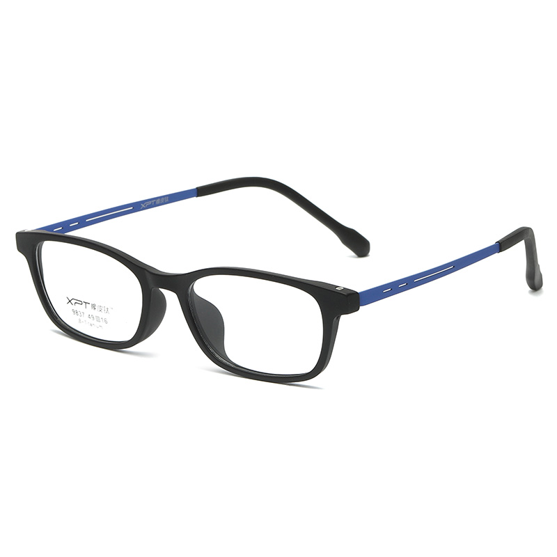 Reven Jate 9837 Kleine Gezicht Flexibele Frame Puur Titanium Super Licht Tempel Benen Recept Brillen Frame Optische Bril