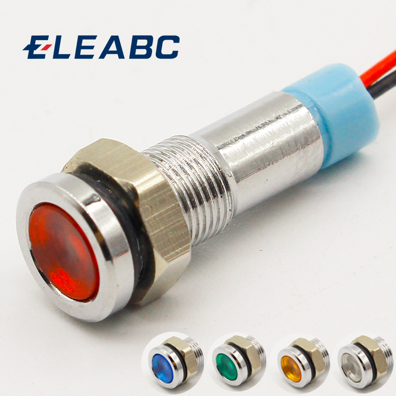 6mm led-anzeige licht 6V 12V 24V 220V signal lampe
