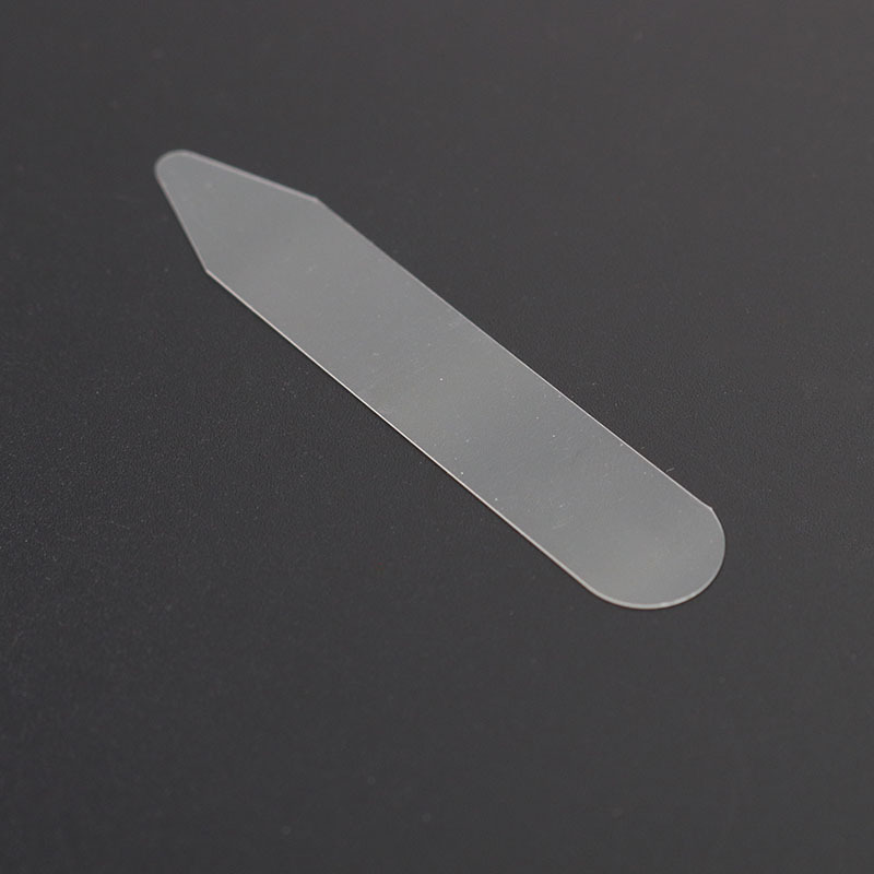 300個プラスチックカラー補強材まま骨ドレスシャツ男性ギフトクリアプラスチックカラーステイ55 × 10ミリメートル