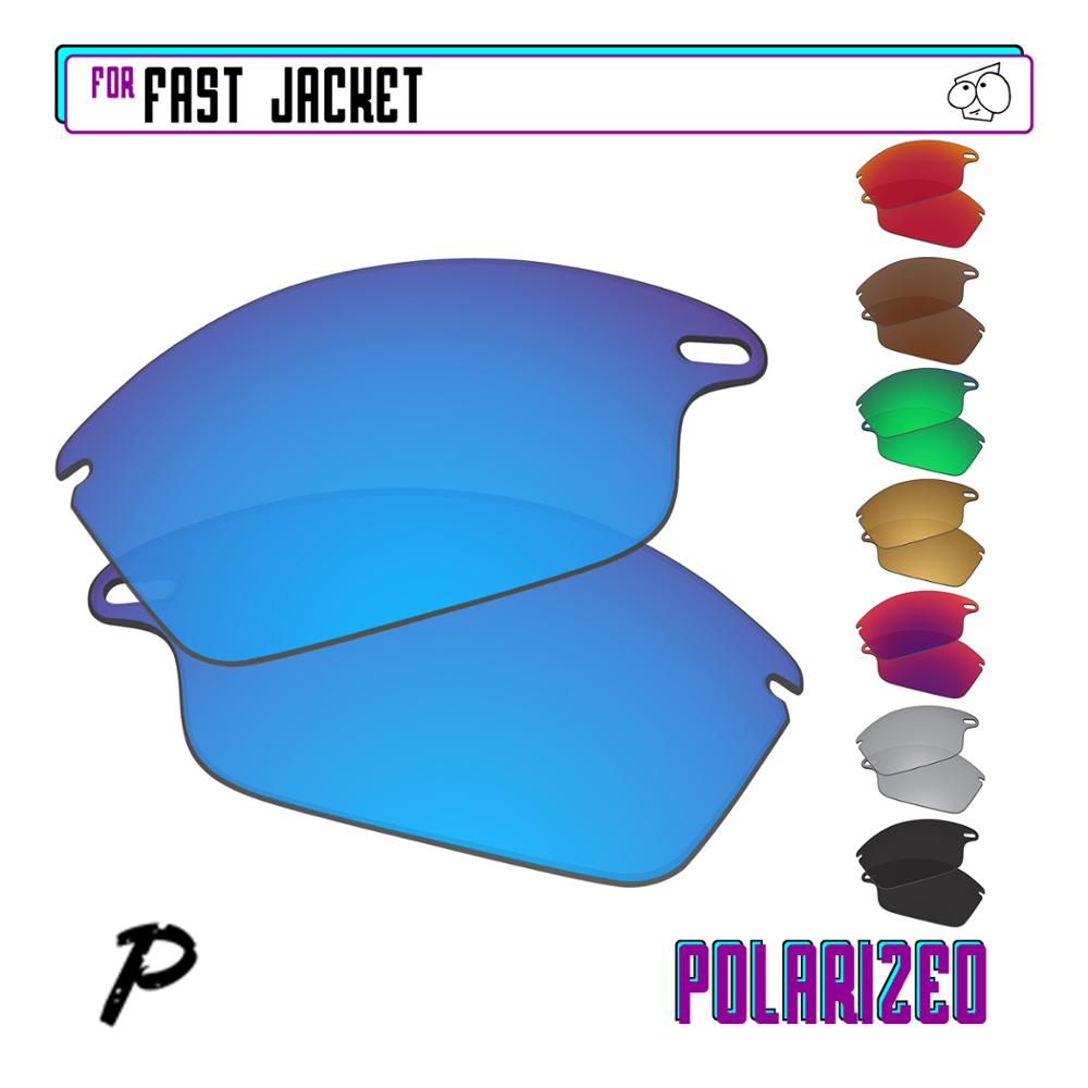 EZReplace Polarizzati Lenti di Ricambio per-Oakley Occhiali Da Sole Giacca Veloce-Opzioni Multiple