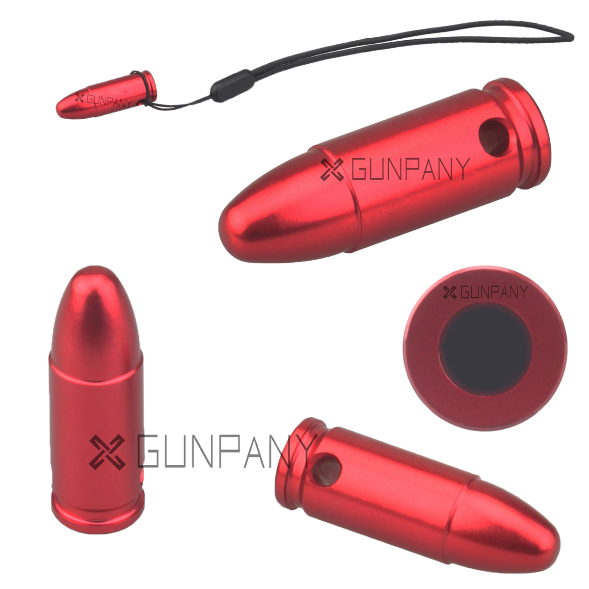 Vector Optica Gunpany 6/12 Pack 9Mm Drukkap Pistool Droog Afvuren Nep Cartridge Voor Wapensmeden Training