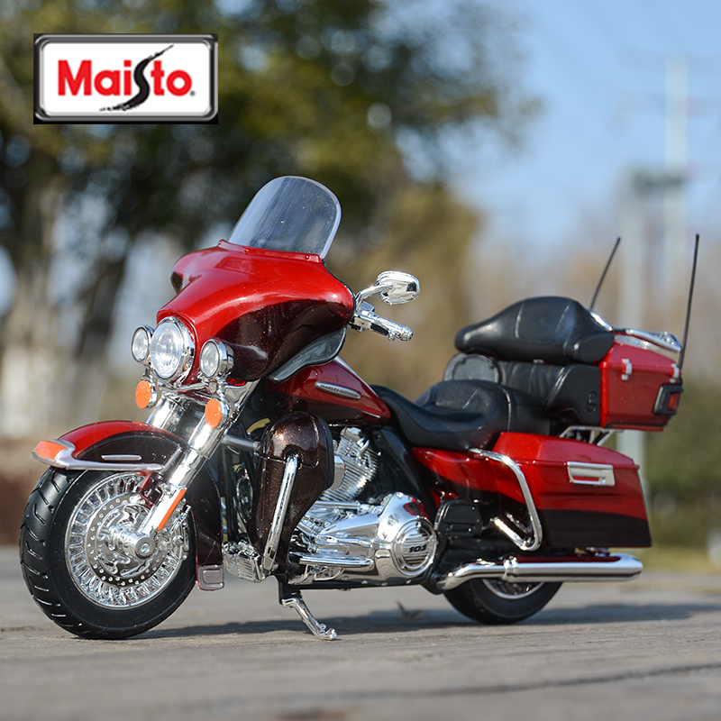 Maisto 1:12 2013, Electra Glide Ultra Limited, литые автомобили, коллекционные хобби, модель мотоцикла, игрушки