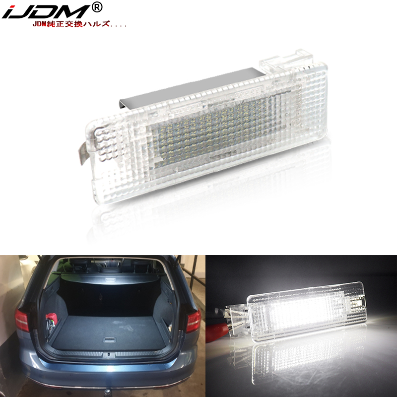 1x led compartimento de bagagem luzes tronco bota 12v para vw caddy eos golf jetta passat cc scirocco sharan tiguan touran touareg t5