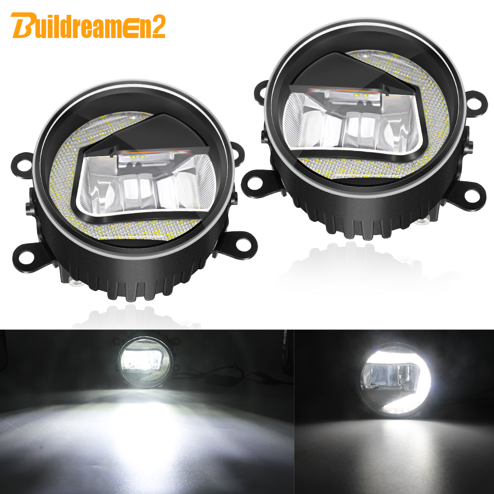 Conjunto de luz LED antiniebla para coche, lámpara de circulación diurna DRL, 2 en 1, para Opel Movano, Astra, Meriva, Vectra, Zafira, Agila, Signum, Corsa, Tigra
