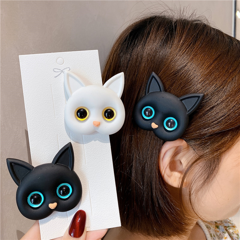 2022 neue Nette Katze Haarnadel Haar Clips für Frauen Koreanische Mode Barrettes Headwear Mädchen Schöne Haar Zubehör Ornamente Geschenk