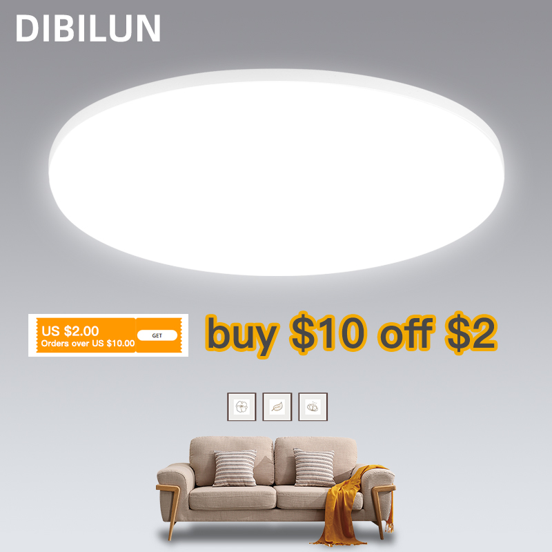 Panel de luz LED 15W 20W 30W 50W luz empotrable redonda 220v luces de techo de superficie LED lámpara de techo moderna para iluminación de cocina