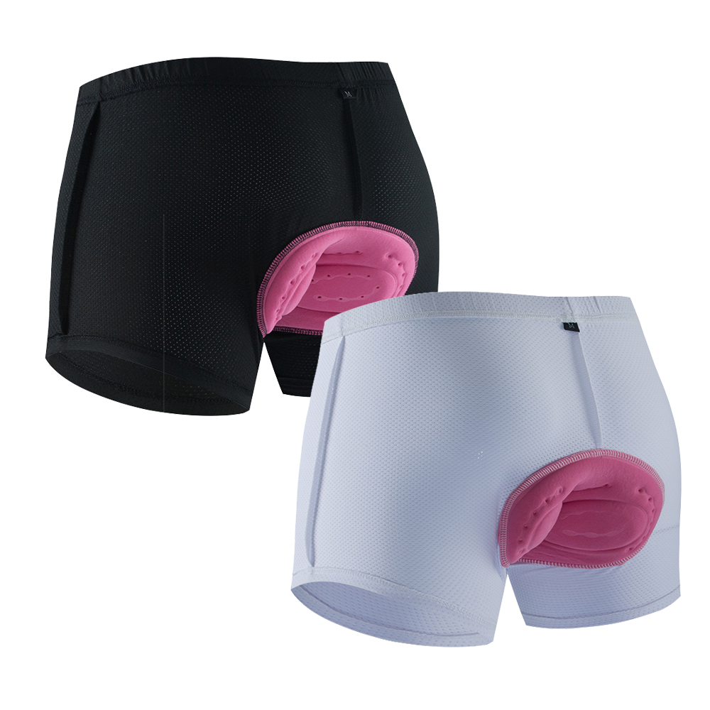Nuevos pantalones cortos de Ciclismo con almohadilla transpirable de GEL rosa a prueba de golpes para mujer, ropa interior de Ciclismo, Culotte, pantalones cortos de Ciclismo