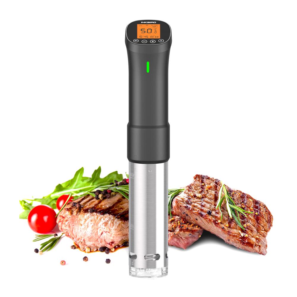 INKBIRD ISV-200W Wi-Fi 1000W Powerful&Durable Culinary Sous Vide with Stainless Steel Immersion Circulator LCD Screen Free APP