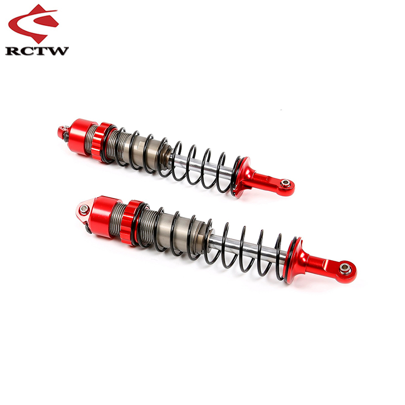 CNC Logam Kekuatan Tinggi 10MM Depan atau Belakang Shock Absorber Set untuk 1/5 Hpi Rofun Baha Km Rovan Baja 5b 5T 5sc Suku Cadang Truk