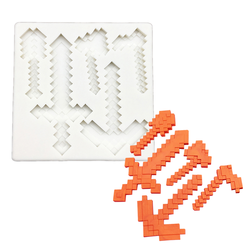 Molde de silicona con forma de flecha, artesanía de azúcar, Chocolate, magdalenas, molde para hornear, herramientas de resina, herramientas de decoración de tortas con fondant