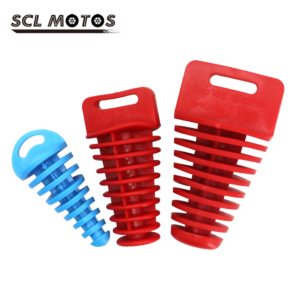 SCL MOTOS-tubo de escape de PVC para motocicleta, Protector de tubo de escape para Motocross, 15-62mm, 1 unidad