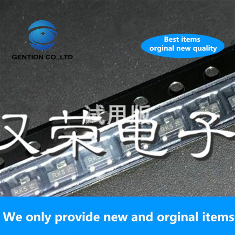 50 Pcs 100% Nieuwe Originele RK7002A T116 Zeefdruk Rks SOT23 60V 300mA N-Kanaals Mosfet Veld Effect buis