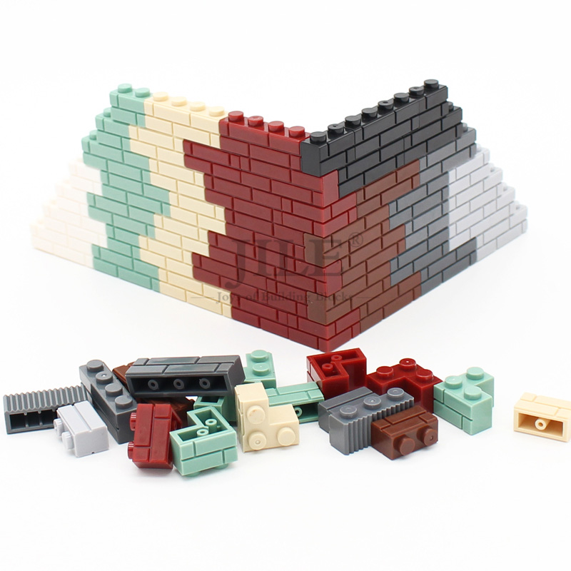 FAI DA TE Building Blocks Figure Da Parete Mattoni 1x2 1x3 1x4 Punti Costrutzioni Città Giocattoli Creativi Costruire MOC Compatibile con 98283 15533