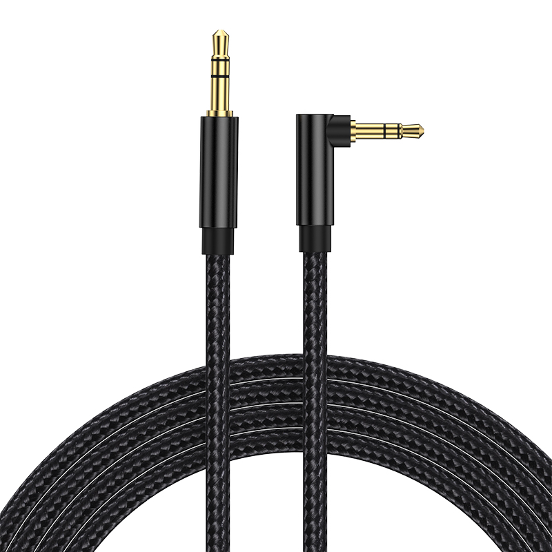 3,5mm ellenbogen Aux Lautsprecher Kabel 3,5mm Jack Audio Kabel Für Auto Kopfhörer Lautsprecher Aux Kabel Stecker Auf Stecker adapter Für Samsung Xiaomi