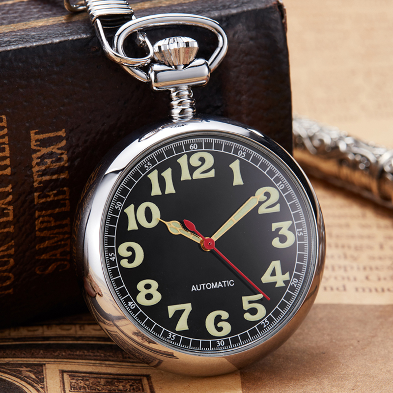 Retro Vintage Kupfer Taschenuhr Halskette Kette Anhänger Antike Steampunk Mens Quarz Taschenuhren Neue