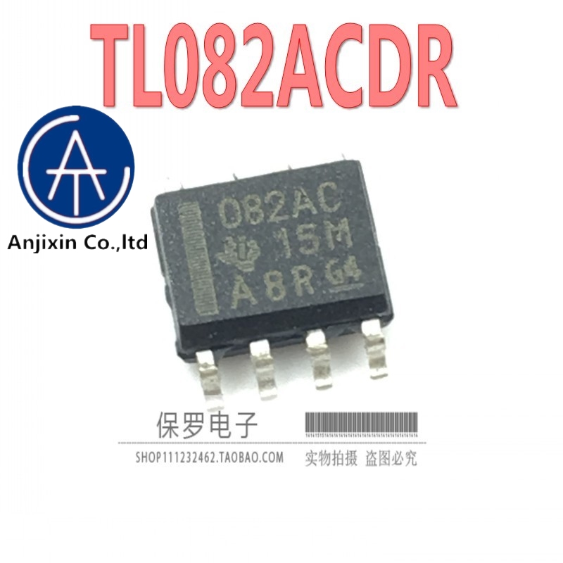 10 sztuk 100% oryginalny i nowy wzmacniacz operacyjny TL082ACDR TL082ACD 082AC SOP-8 SMD importowane oryginalne prawdziwe zdjęcie