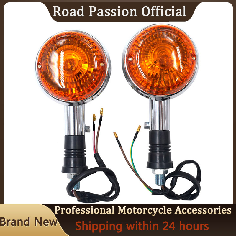Lámpara de señal de giro, luz ámbar para Yamaha Virago XV250 XV535 XV920 XV1000 XV 250 535 920 1000, indicador de señal de giro para todo el año