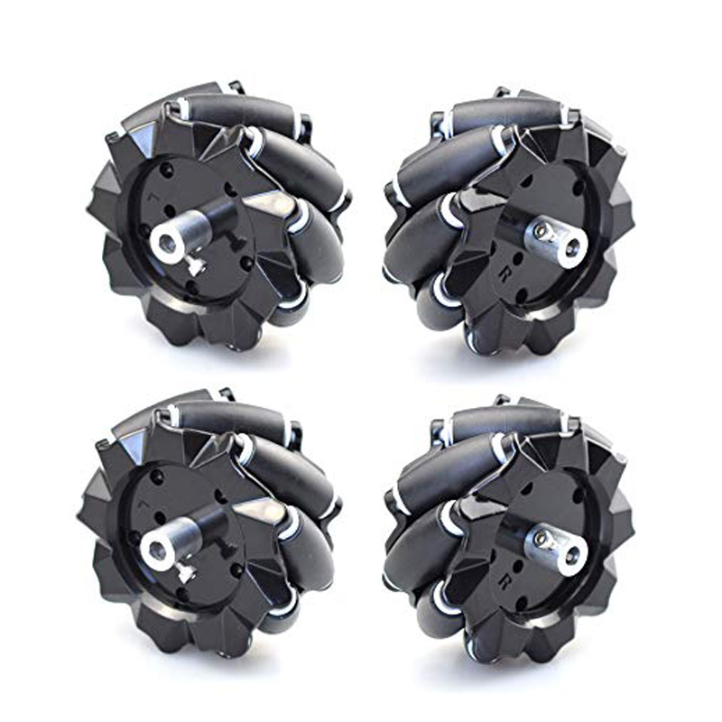 ความแข็งสูงพลาสติก10กก.80มม.Mecanum ล้อ OmniSmart หุ่นยนต์รถ6Mm Hubs สำหรับ Arduino Rasbperry pi DIY ของเล่น STEM