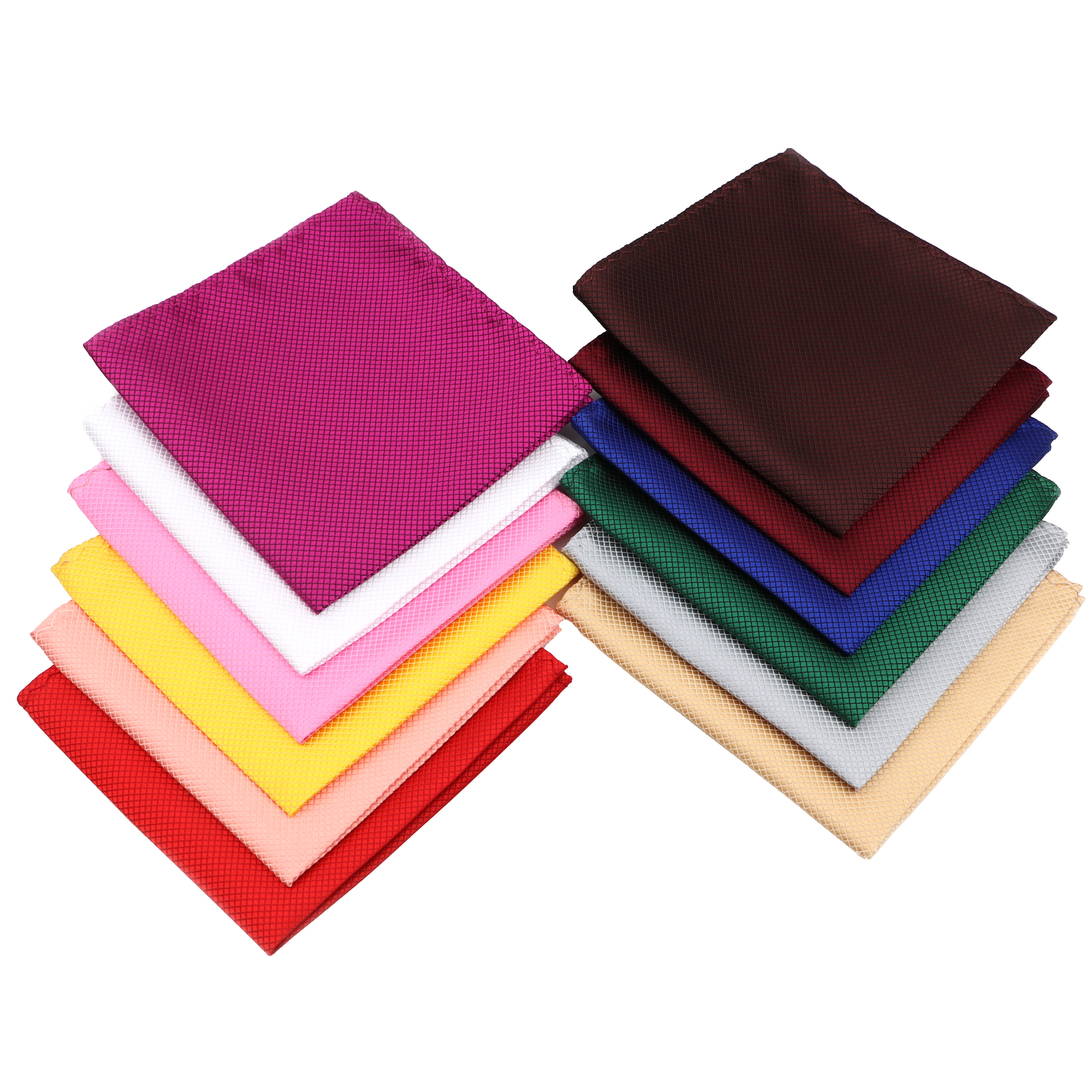 Lenço de poliéster vintage para homens, toalha Hanky, bolso quadrado, monocromático, alta moda, festa de negócios, acessórios