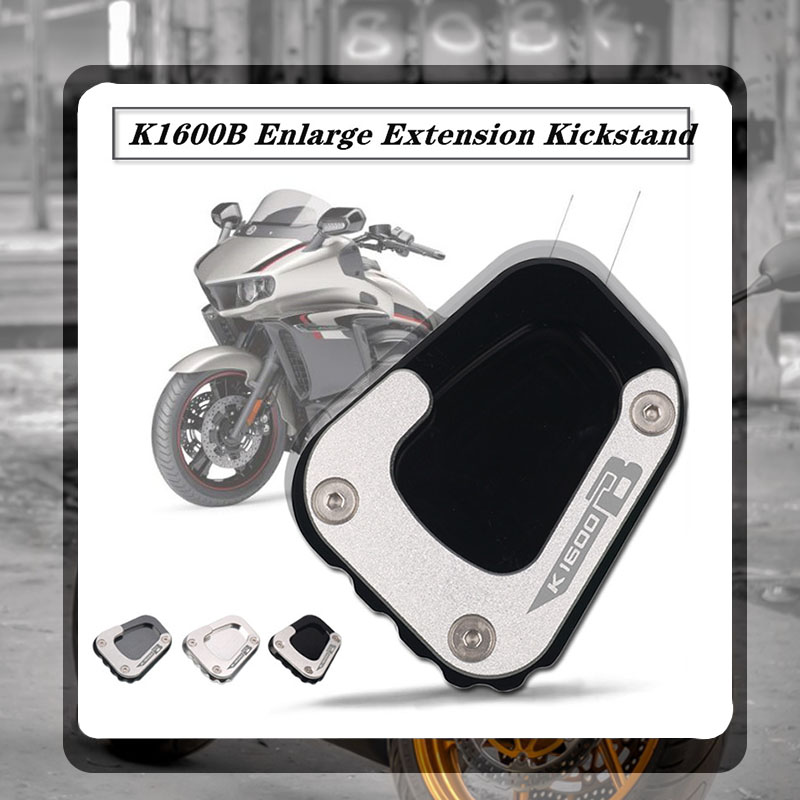 สำหรับ BMW K1600GT K1600GTL K1600B 2017 2018 2019 2020รถจักรยานยนต์ Kickstand ขาตั้งแผ่นเสริมแผ่นรองสำหรับ