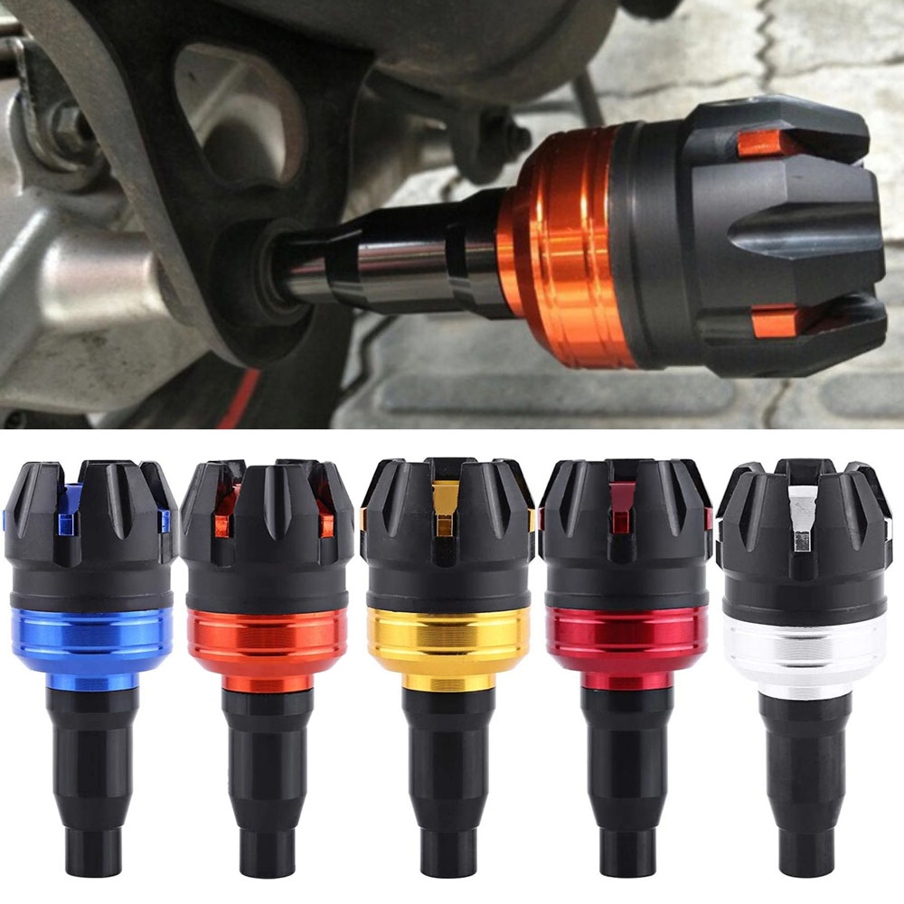 Quadro deslizante para motocicleta 1 peça, protetor anti-queda, m10, 10mm, parafuso universal, motocross, moto