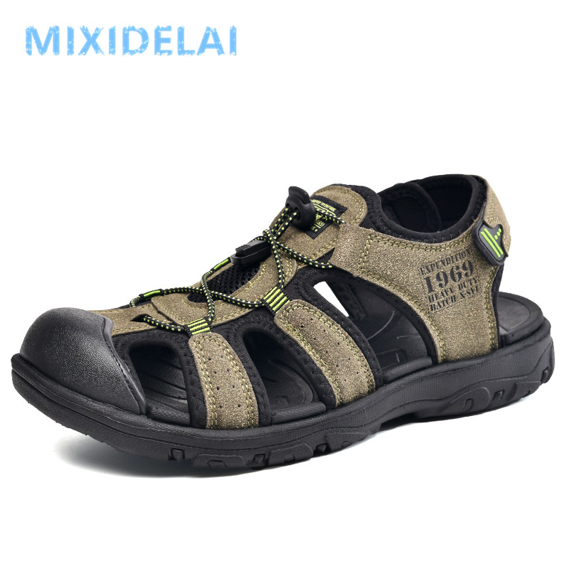 Sandales d'Extérieur Décontractées pour Homme, Chaussures de Plage Respirantes à Semelle Plate, Confortables et Souples, pour la Marche et la Randonnée, d'Athlétisme, 2020
