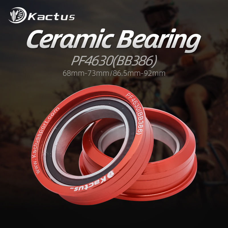 Boîtier de pédalier en céramique PF4630 BB386 Pressfit 30 46mm compatible avec manivelles Cannondale/Hollowgram/S-Works/Sram et pièces de plateaux de chaîne