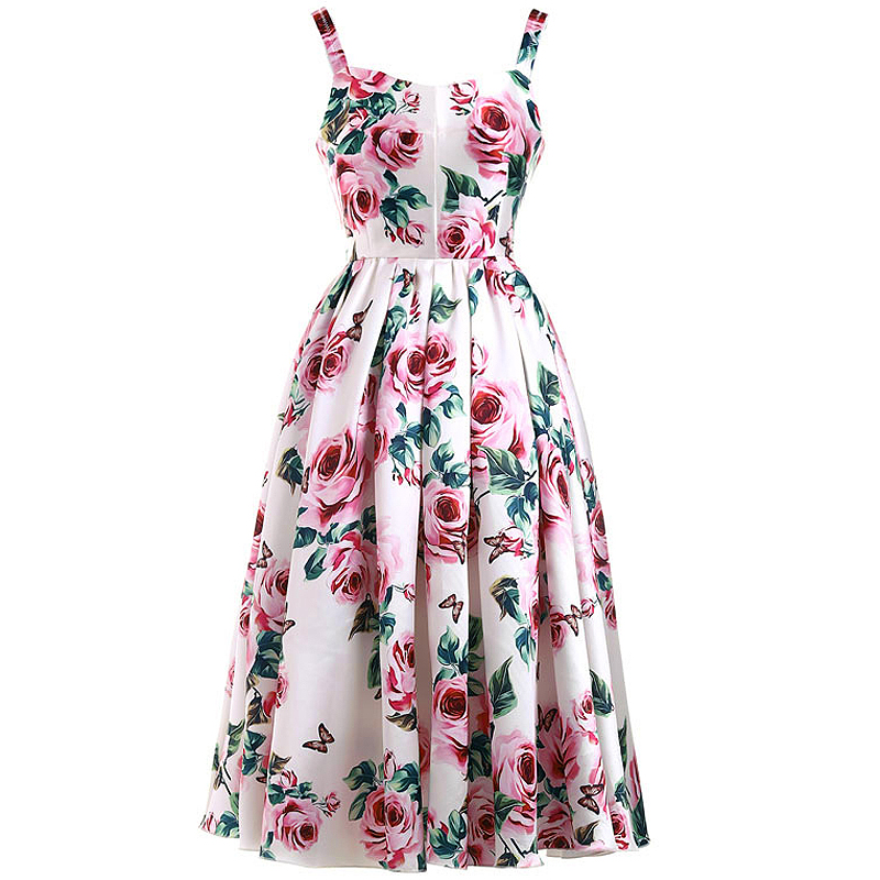 Vestido de princesa de alta calidad para mujer, falda roja de Red Popular, moda de primavera y verano
