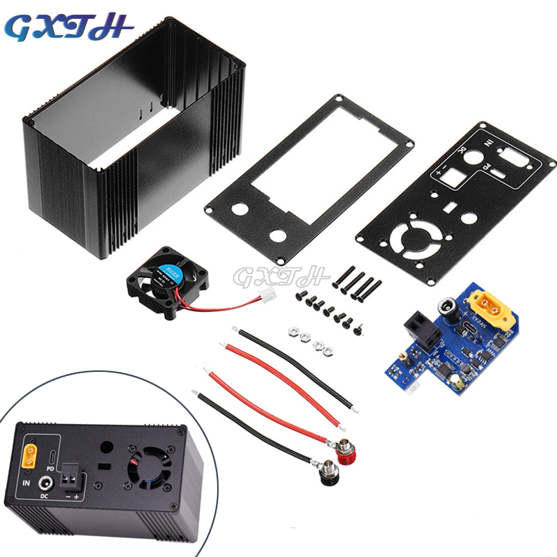 Đa Năng Vỏ Hợp Kim Nhôm Nhạc Cụ Điện Vỏ DIY Bộ Phù Hợp Cho XYH3606 Đa Giao Diện Đầu Vào PD Điện Áp Decoy