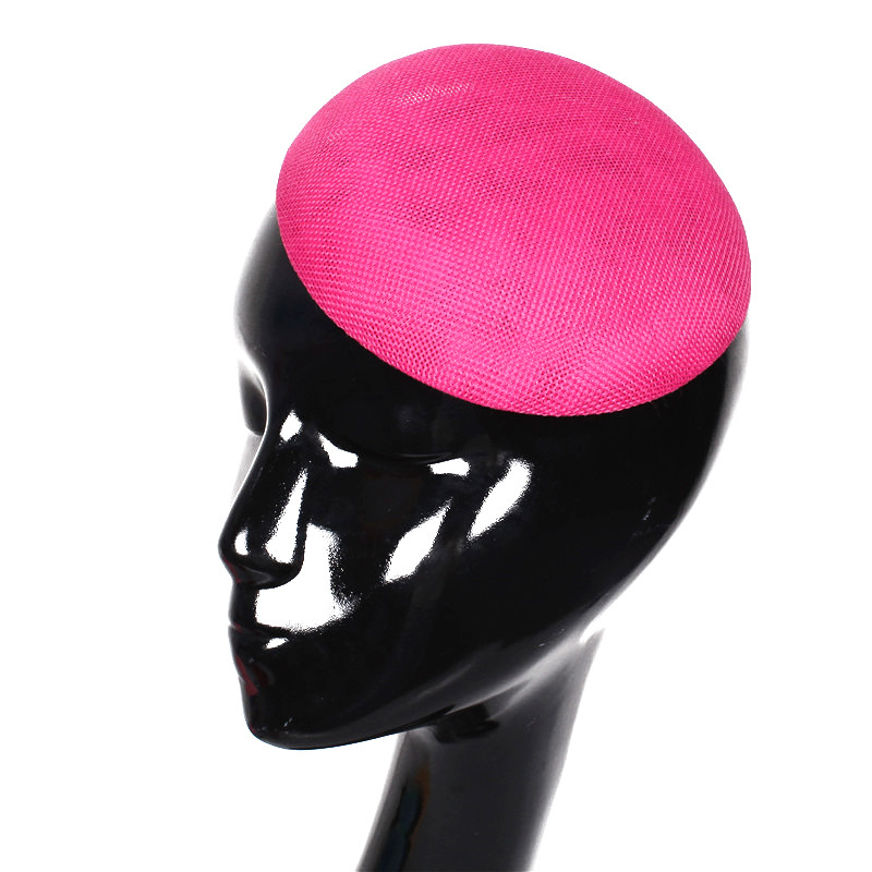 Sinamay-sombreros de fiesta de imitación, accesorios para el cabello, tocado de cóctel, sombreros de novia, 1 pieza, 15CM