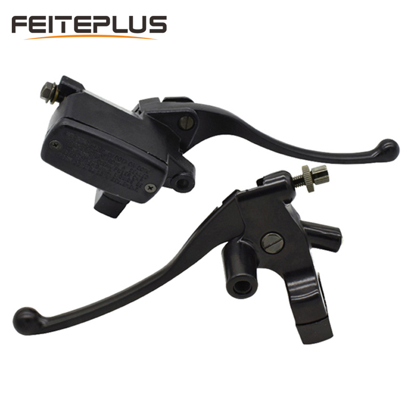 Leviers de frein et d'embrayage avec maître cylindre, 1 ", 2.45mm, universels, avec réservoir, pour Honda SHADOW STEED 600, 400VT 600VT 750