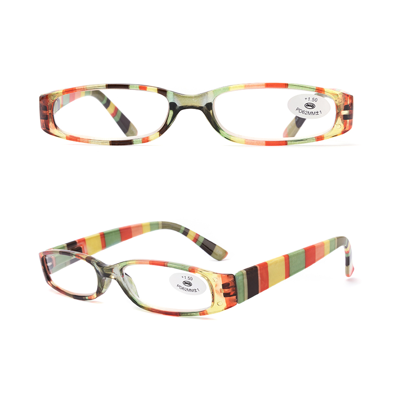 Modne damskie lekkie plastikowe okulary do czytania