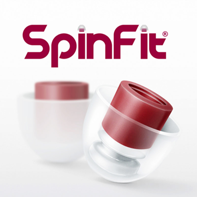 1 par (2 peças) original spinfit cp100 cp145 cp155 cp800 fones de ouvido intra-auriculares de silicone patenteado tecnologia inovadora