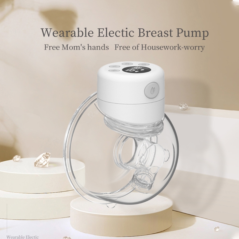 ปั๊มนมไฟฟ้าเงียบสวมใส่Automatic Milker USBชาร์จแฮนด์ฟรีนมแบบพกพาExtractorเด็กทารกAcce