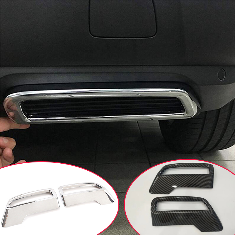 Couvercle de décoration de tuyau de silencieux de queue d'accès arrière de voiture, accessoires extérieurs ABS, KIT 3008, 4008, 5008, 2017-2021