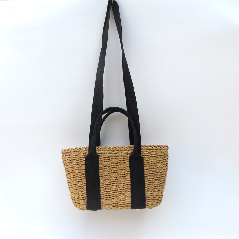 TOBO Travel วันหยุด Messenger ทอกระเป๋าฟางกระเป๋ากระเป๋าชายหาด HAND-made ฟางกระเป๋าถือผู้หญิงกระเป๋าออกแบบกระเป๋า Crossbody